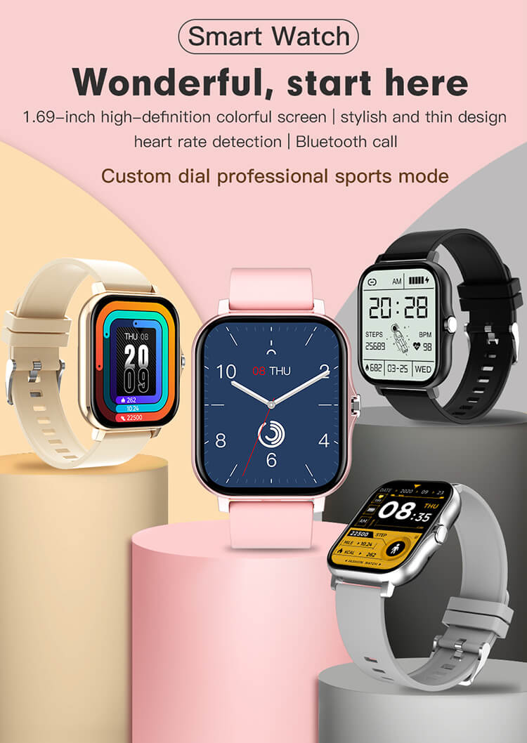Reloj Inteligente Smartwatch Para Mujer Elegante Y8 Color de la caja Blanco