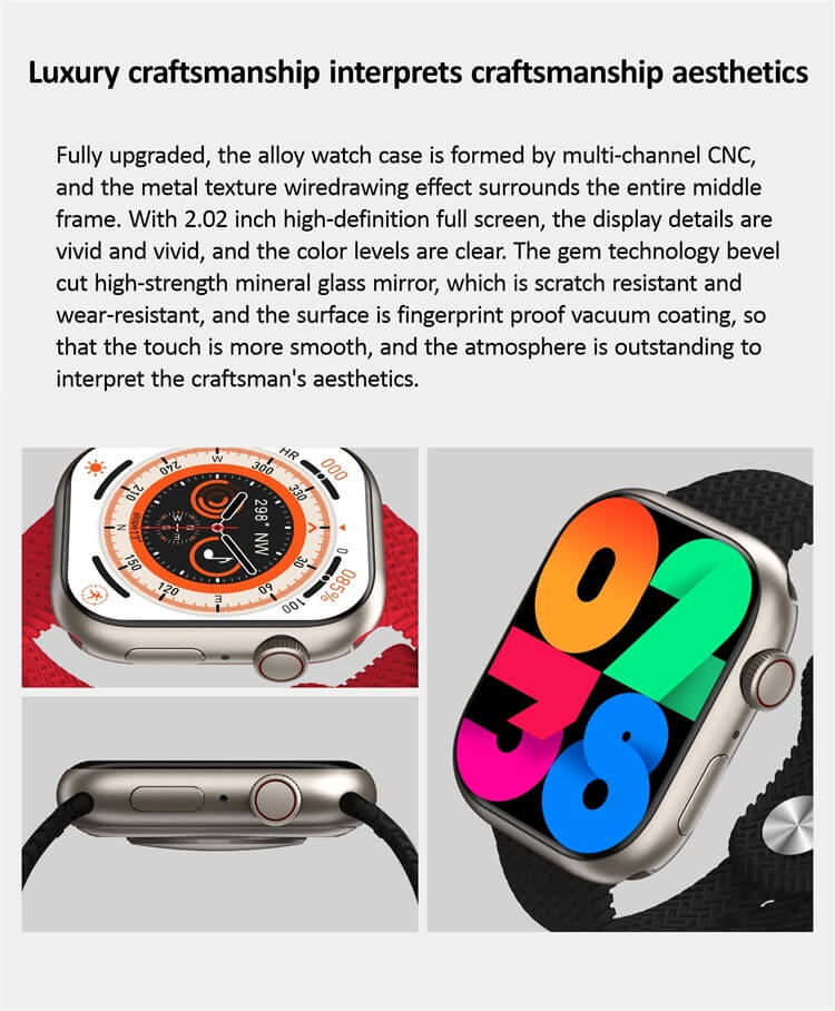 Hk9 Pro Amoled Smart Watch Men : Raaz Trade International