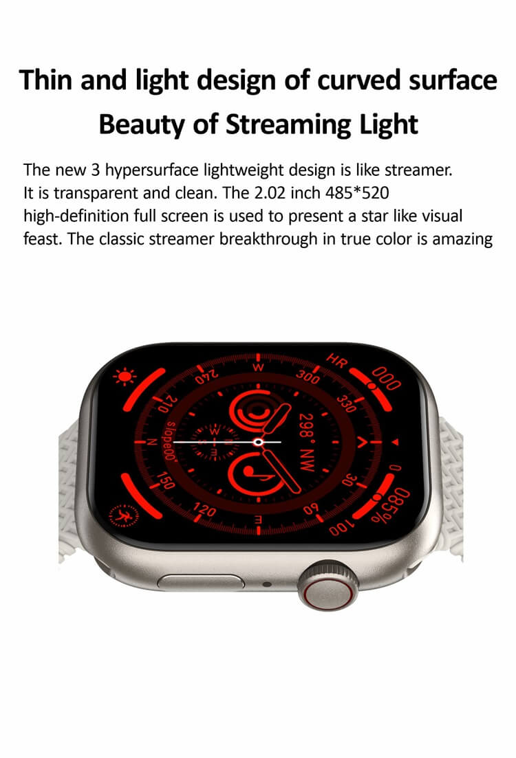 HK9 Pro Amoled Display 2nd Generation Smart Watch - Uptown Tech