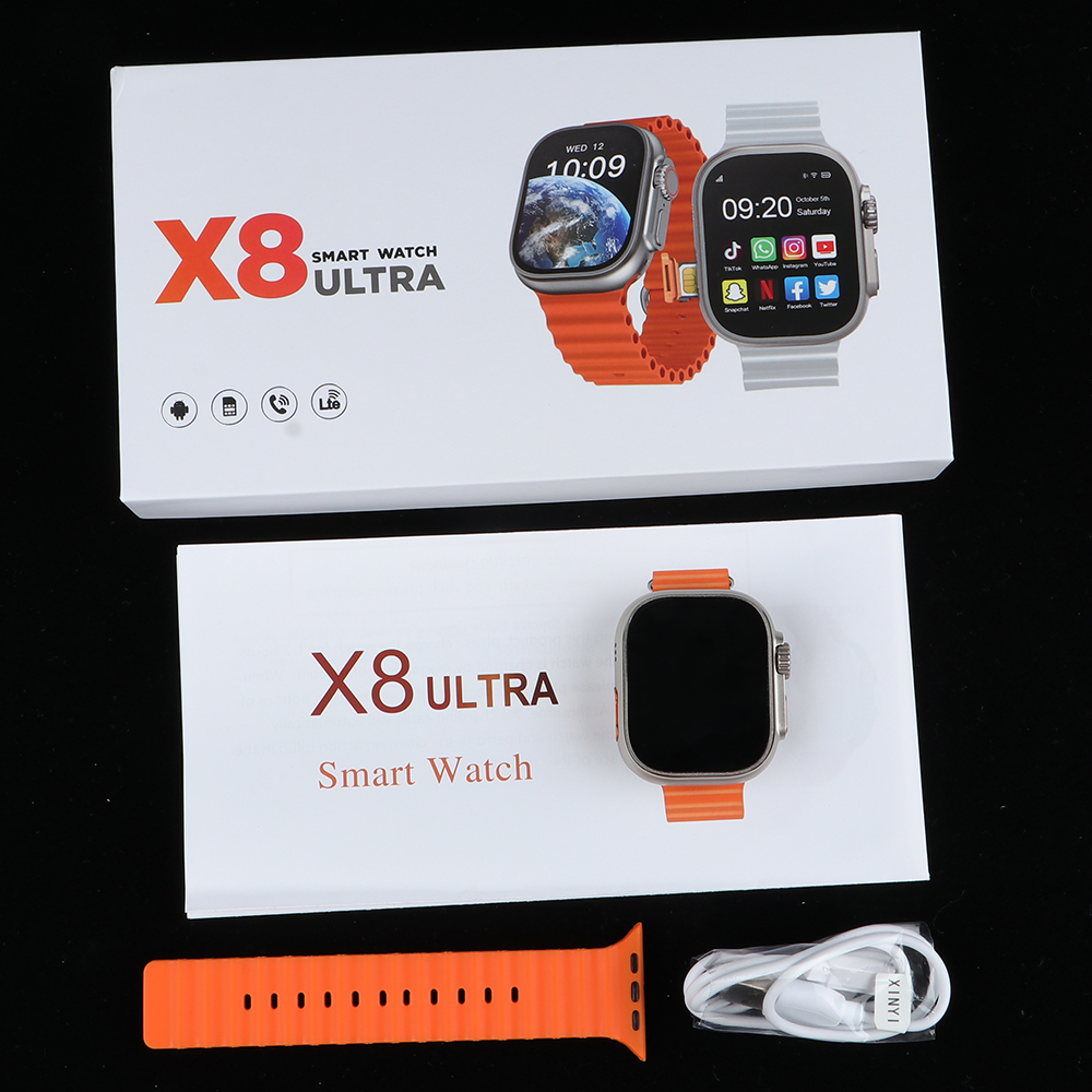 X8 Ultra 4G Une montre intelligente prend en charge une carte SIM -  Shenzhen Shengye Technology Co., Ltd