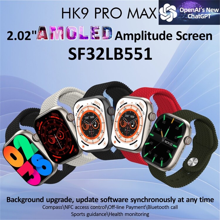 HK9 Pro Max AMOLED Smartwatch - Shenzhen Shengye Technology Co.,Ltd
