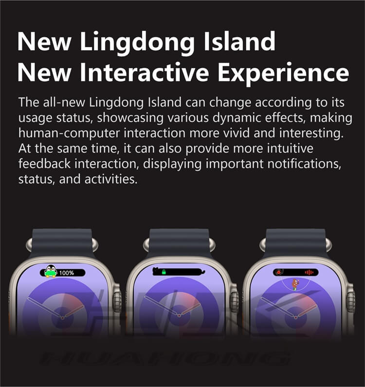 HK 9 Ultra2 Smart Watch  Amoled Display Long Lasting Battery Life