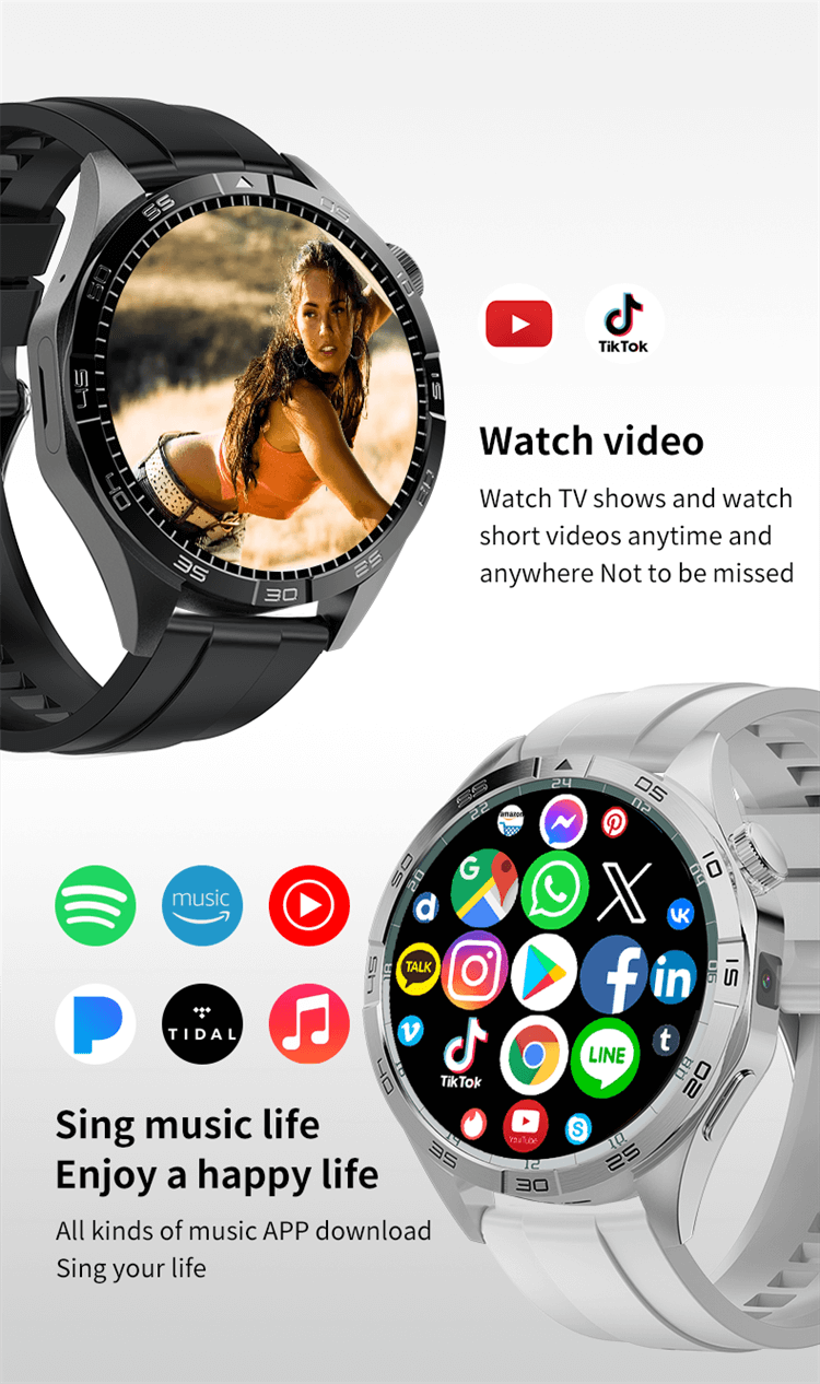 VG52 PRO Smartwatch 4G/5G Sim Card High Definition Remote Photography Long Endurance Time-Shenzhen Shengye Technology Co.,Ltd