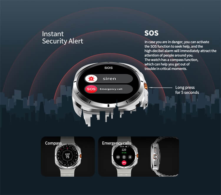 W7 Smartwatch Schermo AMOLED da 1,43 pollici Funzione di navigazione con mappa IP68 Effetto impermeabile-Shenzhen Shengye Technology Co.,Ltd