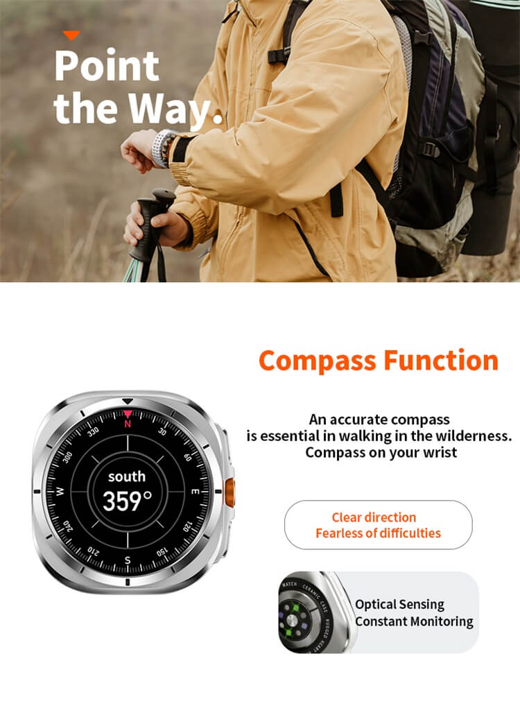 W7 Smartwatch 1,43 Zoll AMOLED-Bildschirm Kartennavigationsfunktion IP68 Wasserdichter Effekt-Shenzhen Shengye Technology Co.,Ltd