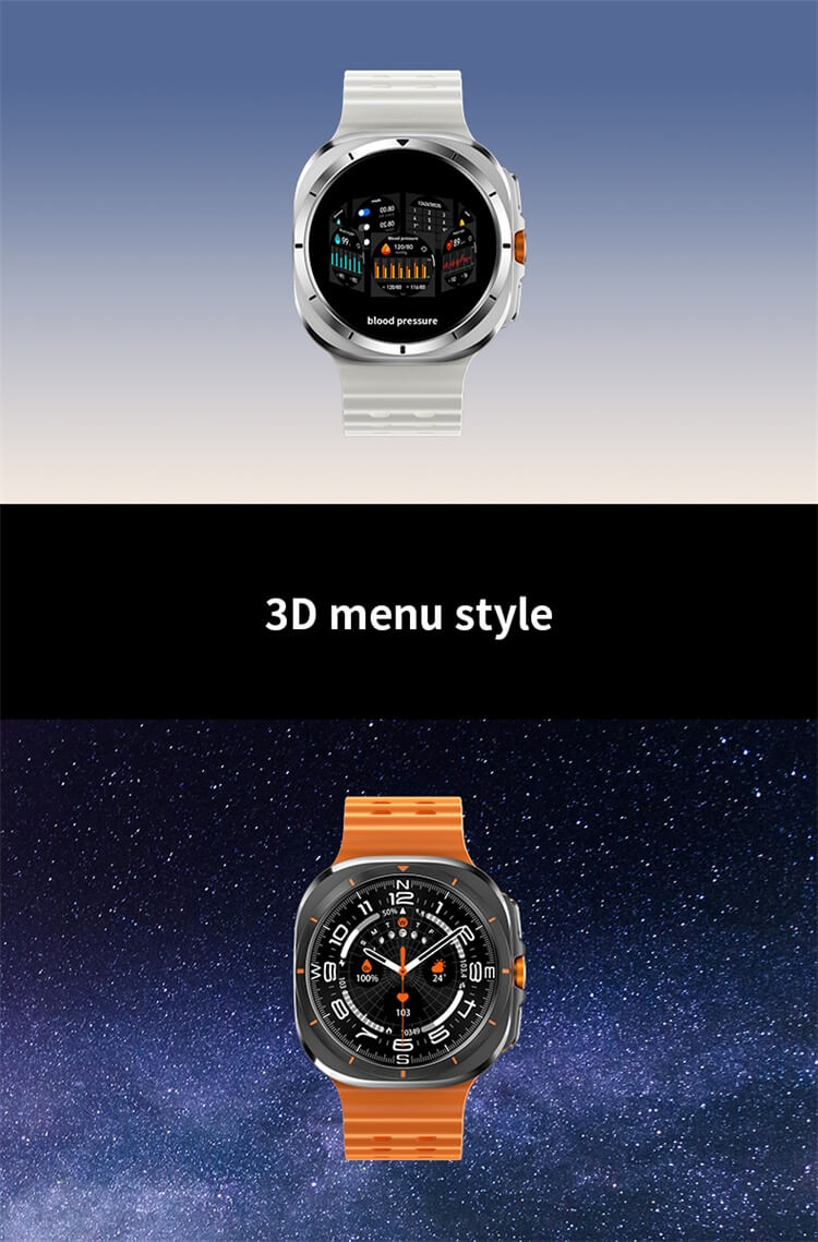 W7 Smartwatch 1,43 Zoll AMOLED-Bildschirm Kartennavigationsfunktion IP68 Wasserdichter Effekt-Shenzhen Shengye Technology Co.,Ltd