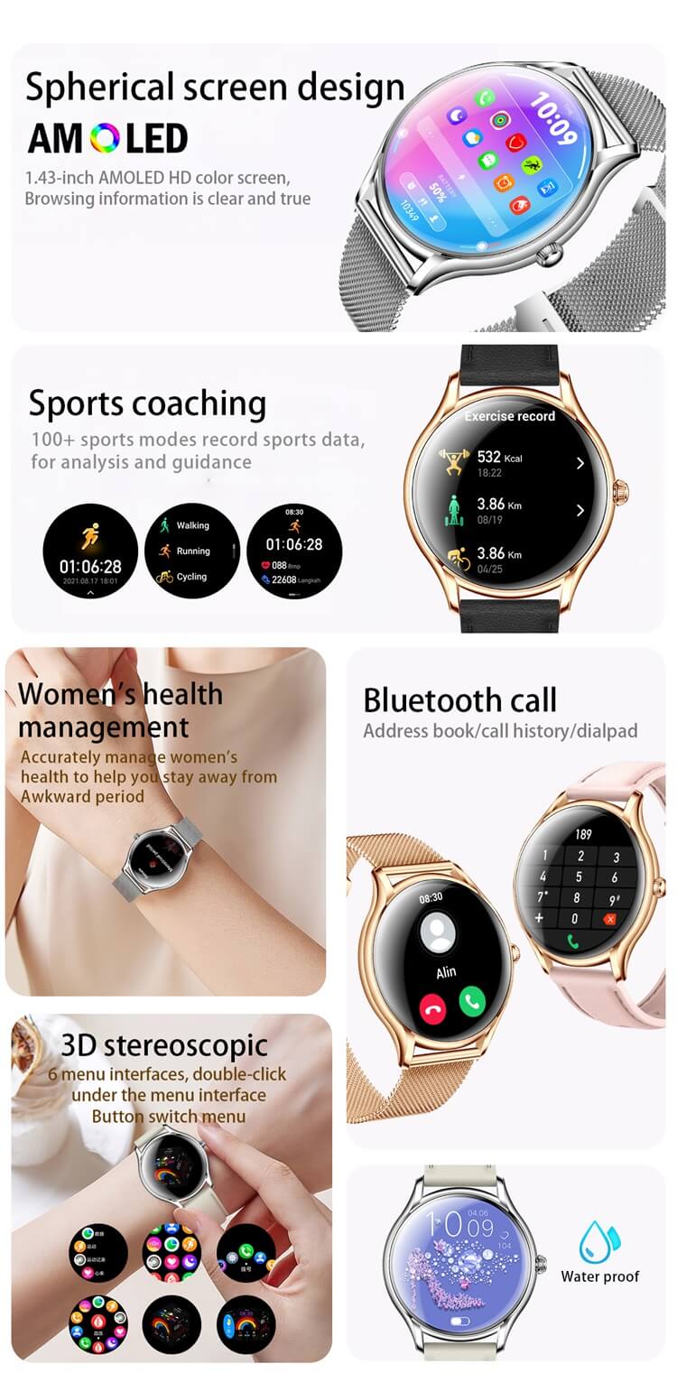 VL55 PRO Smartwatch Thin And Light Wearing 3D Visual Menu View Waterproof Effect-Shenzhen Shengye Technology Co.,Ltd