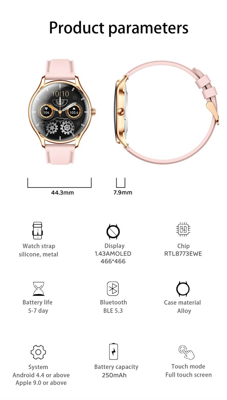 VL55 PRO Smartwatch Thin And Light Wearing 3D Visual Menu View Waterproof Effect-Shenzhen Shengye Technology Co.,Ltd