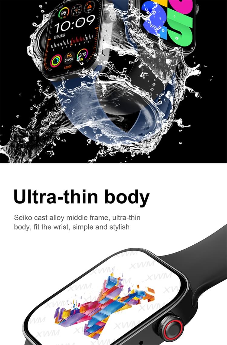 WATCH X Smartwatch Ultra-thin Wearing 2.01HD Large Screen Custom Colorful Wallpaper-Shenzhen Shengye Technology Co.,Ltd