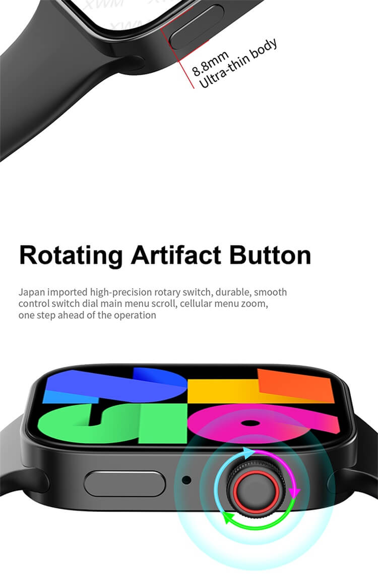 WATCH X Smartwatch Ultra-thin Wearing 2.01HD Large Screen Custom Colorful Wallpaper-Shenzhen Shengye Technology Co.,Ltd