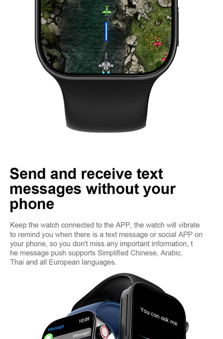 WATCH X Smartwatch Ultra-thin Wearing 2.01HD Large Screen Custom Colorful Wallpaper-Shenzhen Shengye Technology Co.,Ltd